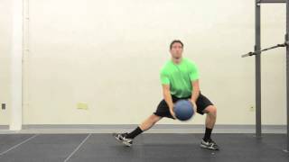 353. Medicine Ball Lunge & Reach Rotational