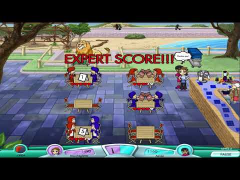 Diner Dash 4: Hometown Hero Walkthrough - Level #6 - Safari Cafe at the Zoo - Aimee