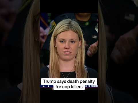 Video | Trump talks death penalty for cop killers