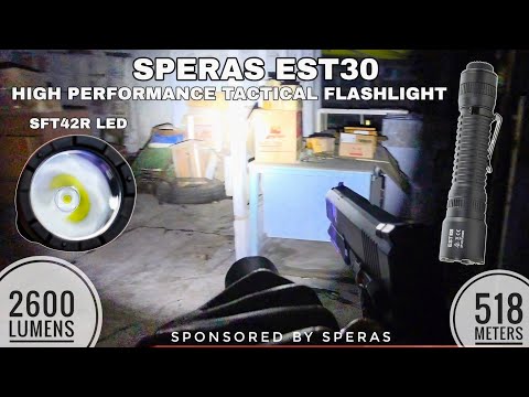SPERAS EST30 Tactical Thrower Flashlight