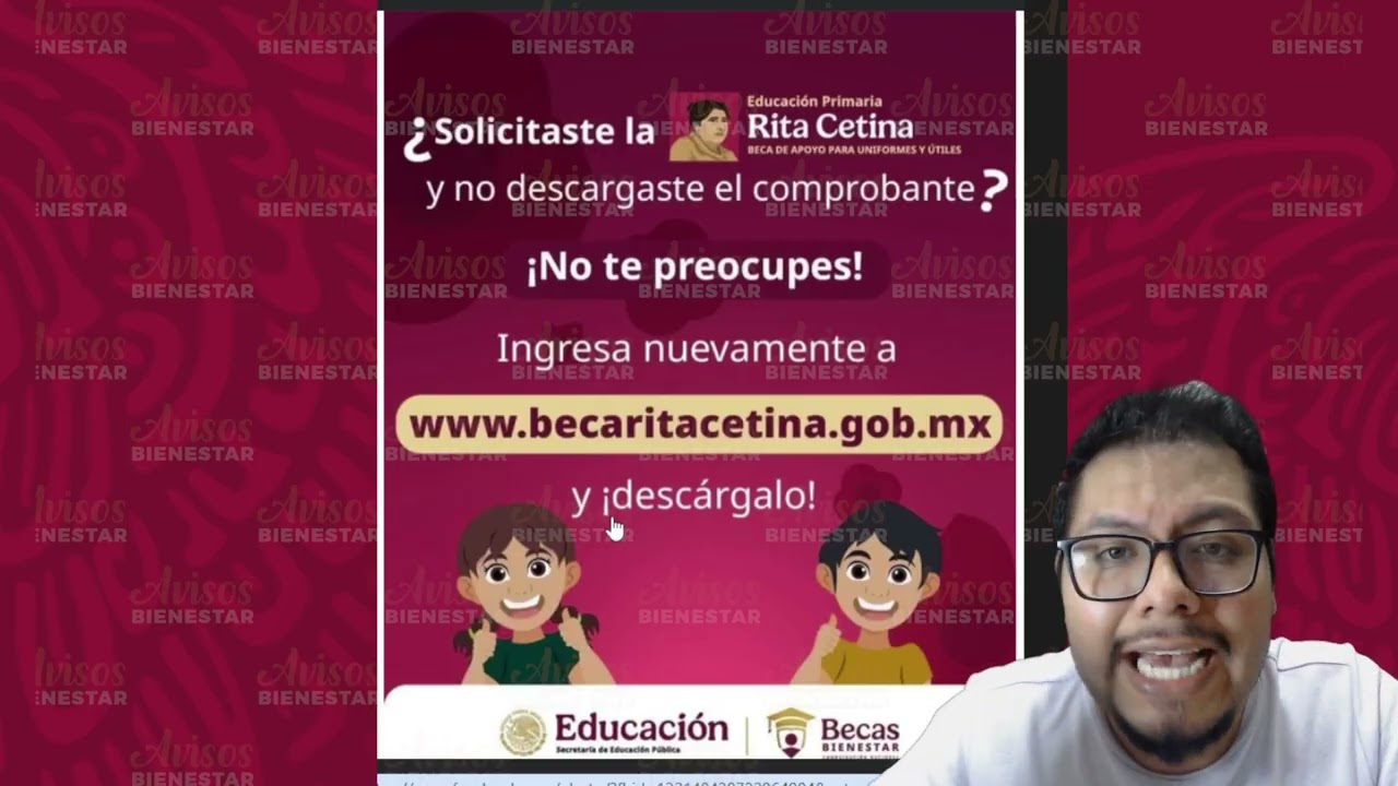 ¿no pudiste descargar el comprobante de registro a la Beca RitaCetina? Checa cómo obtenerlo, aquí.