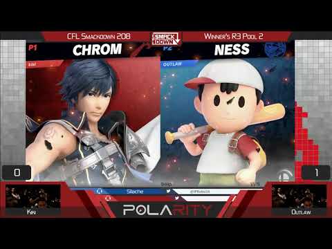 CFL Smackdown 208 Ultimate - Kiki (Palutena, Chrom) vs Outlaw (Ness) - Winners R3 Pool 2