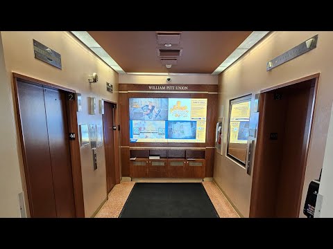 Unique OTIS (Westinghouse) Traction Elevators at The William Pitt Union in Oakland, Pittsburgh, PA