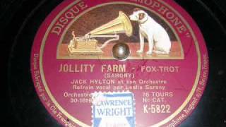 Jolity Farm Leslie Sarony with Jack Hylton & His Orchestra