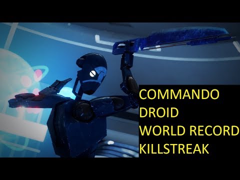 [Old World Record][PC] 92 Droid Commando Killstreak - Battlefront 2