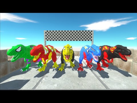 Race Towards the Castle Speed ​​Championship T-rex Marvel Hunting Found Jurassic world evolution 2