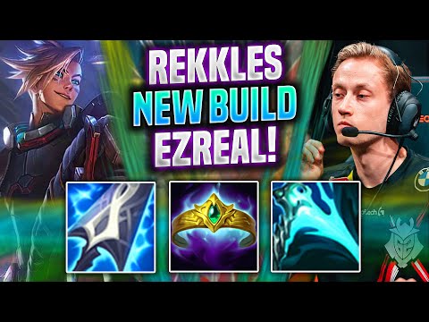 REKKLES FIRST TIME EZREAL WITH NEW BUILD! - KC Rekkles Plays Ezreal ADC vs Jinx! | Preseason 2022