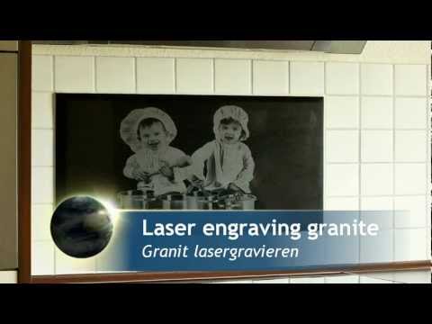 Photoengraving on granite | Laser engraving