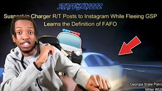Atlanta drill rapper stole A CHARGER HELLCAT POSTS TO INSTAGRAM WHILE ON HIGH SPEED  Chase FROM GSP