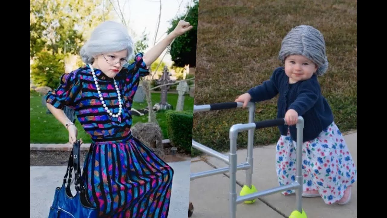 Disfraces de abuelita para niños