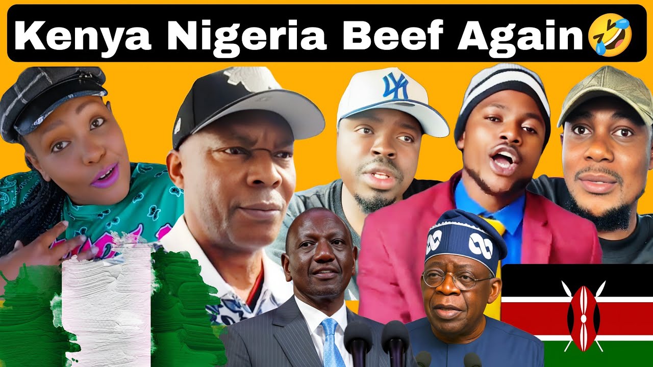 DRAMA!!😂KENYA VS NIGERIA BEEF😂KENYANS & NIGERIANS REACTION ON RUTO REMARKS ON NIGERIAN ENGLISH🔥