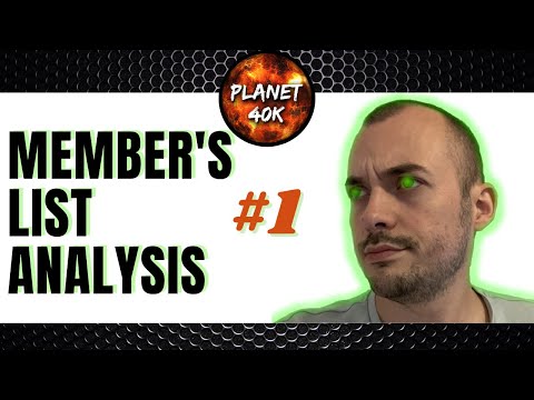 Planet 40k Analyses YOUR List - Tactics - Warhammer 40k - 9th Edition - Necron List Build