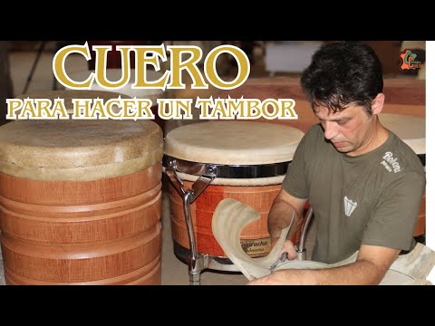 Leather for making drums