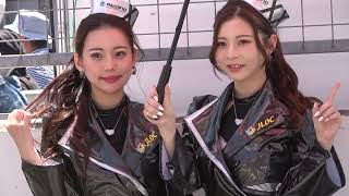 2024 SUPER GT Rd.2 FUJI #88 熊野ラリサ 渡川もも オ・ヤンヘ 橘京 Pacific JLOC Angels 決勝日ピットウォーク レースクイーン 4K