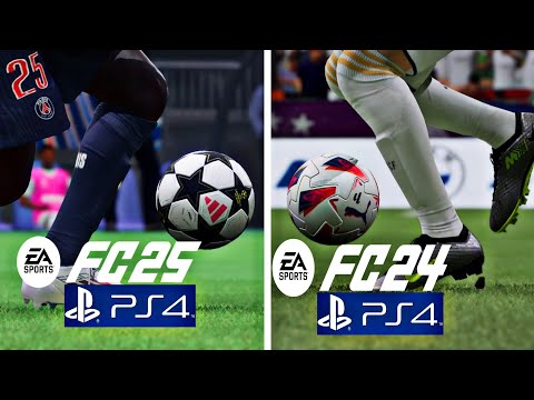 EA FC 25 Vs EA FC 24 PS4