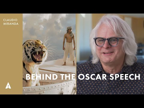 Claudio Miranda | Best Cinematography for 'Life of Pi' | Behind the Oscars Speech
