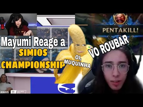 MAYUMI REAGINDO A SIMIOS CHAMPIONSHIP MUCALOL - CLIPES ENGRAÇADOS