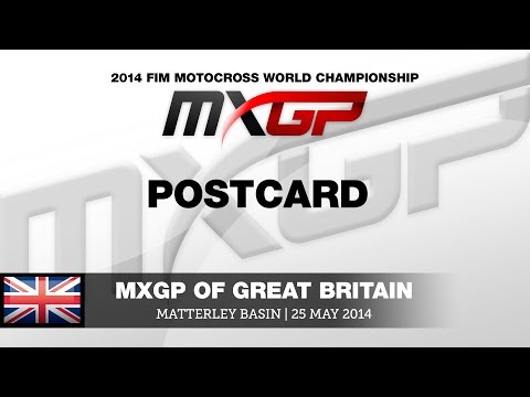 MXGP of Great Britain 2014 Postcard - Motocross
