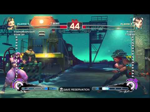 Ayjays Back Garden Tournament - Ft10- FoamyMushroom Ibuki vs Araforn Chun li SSF4 pt 4