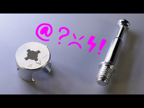 Kit Furniture Assembly using Cam Locks