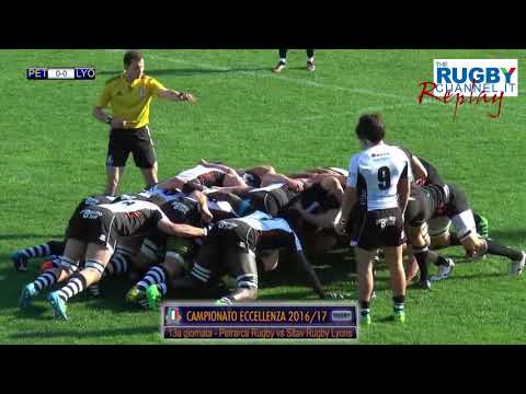 13a giornata   Petrarca Rugby vs Sitav Rugby Lyons   Eccellenza Rugby 2016 17