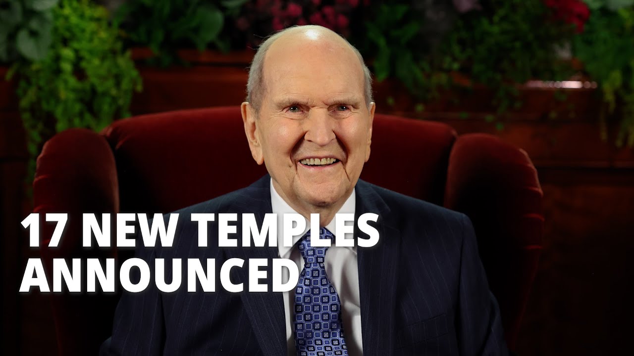 President Russell M. Nelson Announces 17 Temples at the October 2024 General Conference