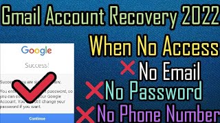 Download the video "How to recover gmail password without recovery email and phone number 2 step verification||2022"