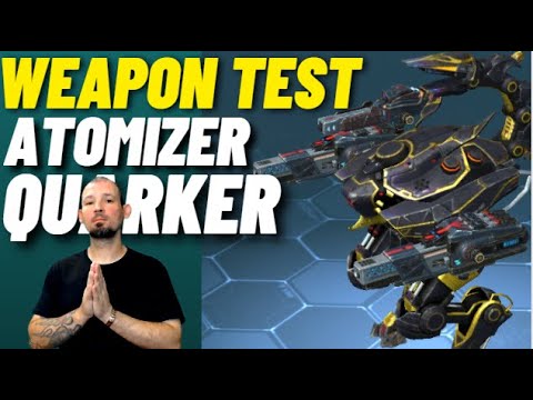 War Robots, Scorpion Atomizer Quarker Build,  How Does it Do ??