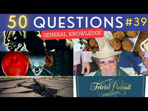The General Knowledge Quiz #39 ¦ 50 Trivia Questions - Pub Quiz