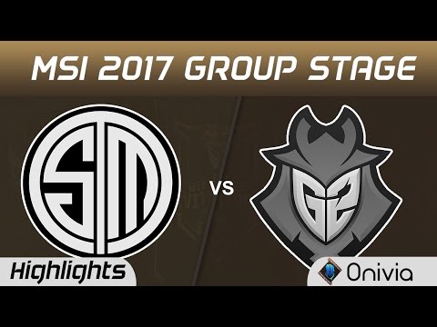 TSM vs G2 Highlights MSI 2017 Group Team Solo Mid vs G2 Esports by Onivia