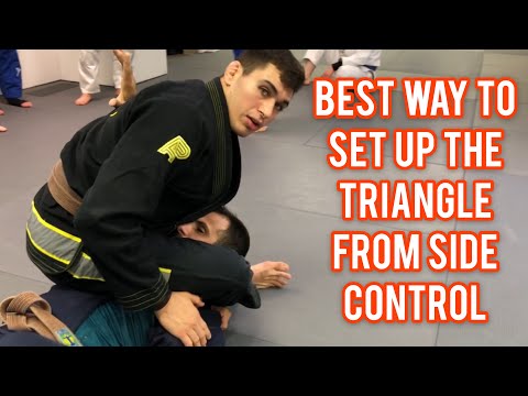 Best Way To Set Up The Triangle Choke From Side Control