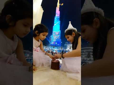 Iffah Merzzin Celebrating her 6th Birthday at Burjkhalifa.  (instagram/iffelz)