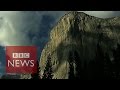 El Capitan free-climbers near the top - YouTube