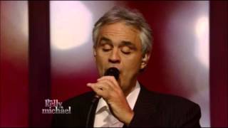 Andrea Boccelli LARA theme Dr Zhivago @ Live with Kelly &amp; Michael