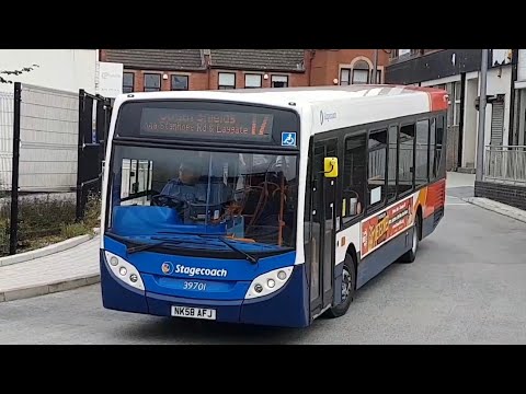 Via Tyne Tunnel: Route 10 | NK58AFJ/39701 - Stagecoach North East: MAN 14.240LF/ADL Enviro 200