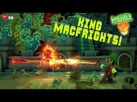 How To DEFEAT King MacFrights (Knight Ghost) 🔥 LUIGI´S MANSION 3
