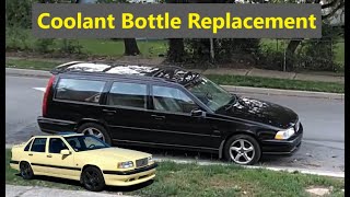 How to replace the coolant reservoir without draining coolant, Volvo 850, S70, V70, V70R, etc - VOTD