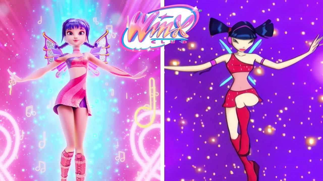 Musa's Transformation: original Season 1 vs. Reboot Side-by-Side | Winx Club Official