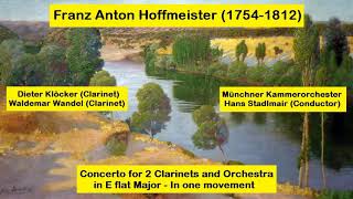 Hoffmeister - Concert voor 2 klarinetten deel video