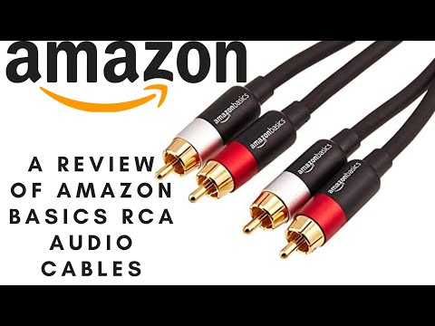A Review of Amazon Basics RCA Audio Cables