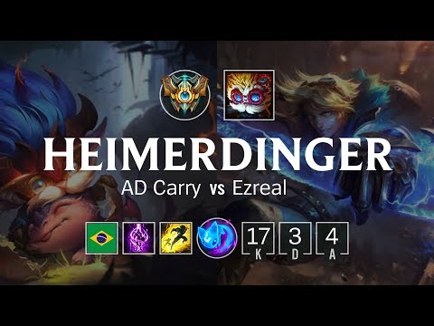 Heimerdinger Bot vs Ezreal - BR Challenger Patch 8.21