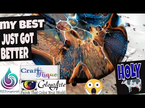 108. AMAZING ART THERAPY BLOOM Technique! / Sheleeart Technique / bloom technique  아크릴물감