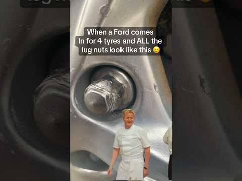 The Best Solution For Removing Fords Swollen Wheel Nuts  #tools #ford #car