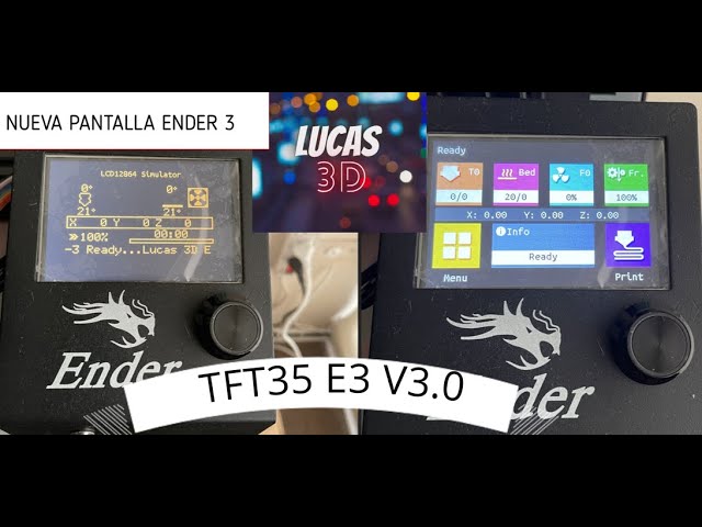 Vídeo relacionado con Orivin Pantalla LCD de repuesto para impresora 3D Ender 3 Ender 3 Pro, fácil instalación, panel digital de alta compatibilidad con imágenes claras, rendimiento estable.