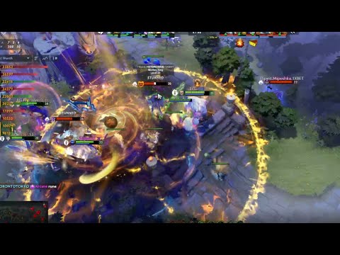 25K fight - EG vs TSpirit g1 PGL Arlington dota2
