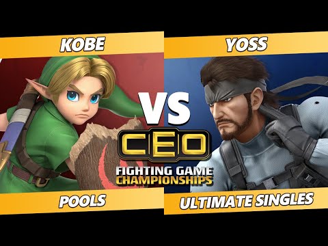 CEO 2021 - Kobe (Young Link) Vs. Yoss (Snake) SSBU Ultimate Tournament