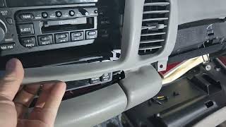 Buick lesabre radio removal
