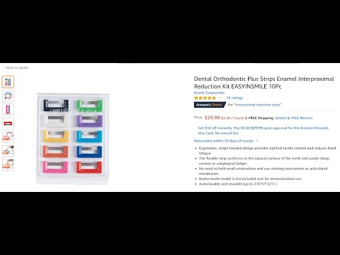 Easyinsmile Restorative IPR/IR Strip System,Dental Interproximal Reduction Strips ,Perfect assistant