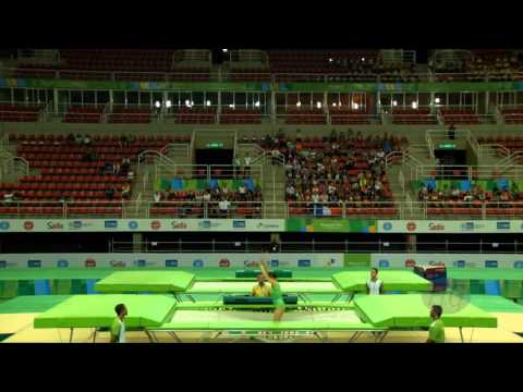 KYIKO Maryna (UKR) - 2016 Olympic Test Event, Rio (BRA) - Qualification Trampoline Routine 1