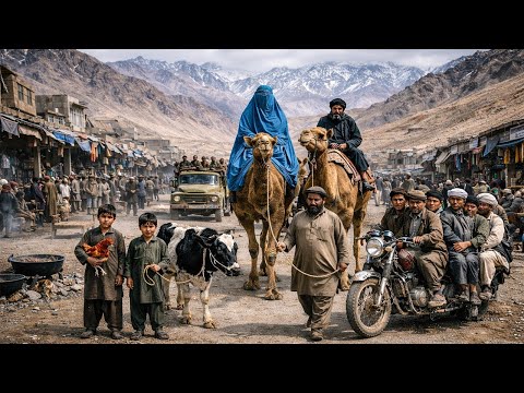 Afghanistan Under the Talliban control , how people live and work | 4k real video from kabul city